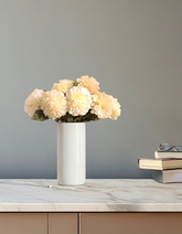 Artificial Chrysanthemum Flower Sticks (5 Sticks, 50 cm, White)